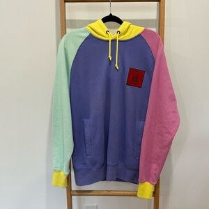 NWT SOLD OUT Teddy  Fresh Colourblock Hoodie -‎ Size M